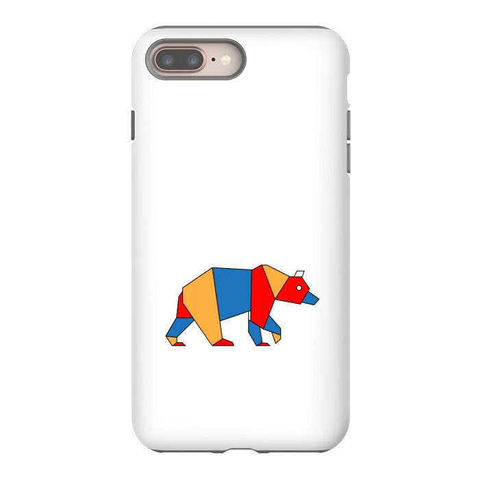 iPhone 7 plus StrongFit bear geometric by TMSarts