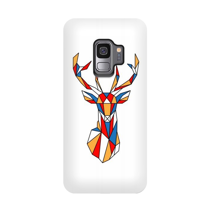 Galaxy S9 StrongFit deer geometric by TMSarts