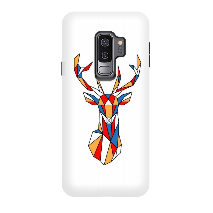 Galaxy S9 plus StrongFit deer geometric by TMSarts