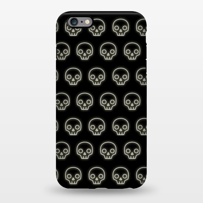 iPhone 6/6s plus StrongFit Neon skull by Laura Nagel
