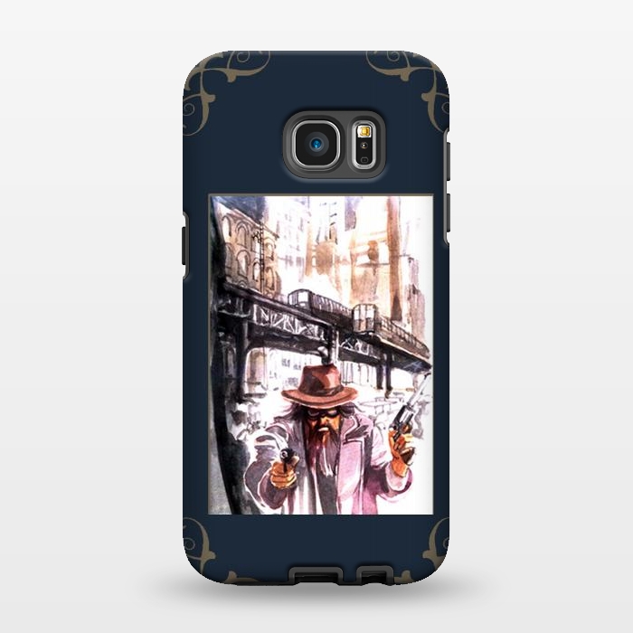 Galaxy S7 EDGE StrongFit Western Personages by Max LeTamis