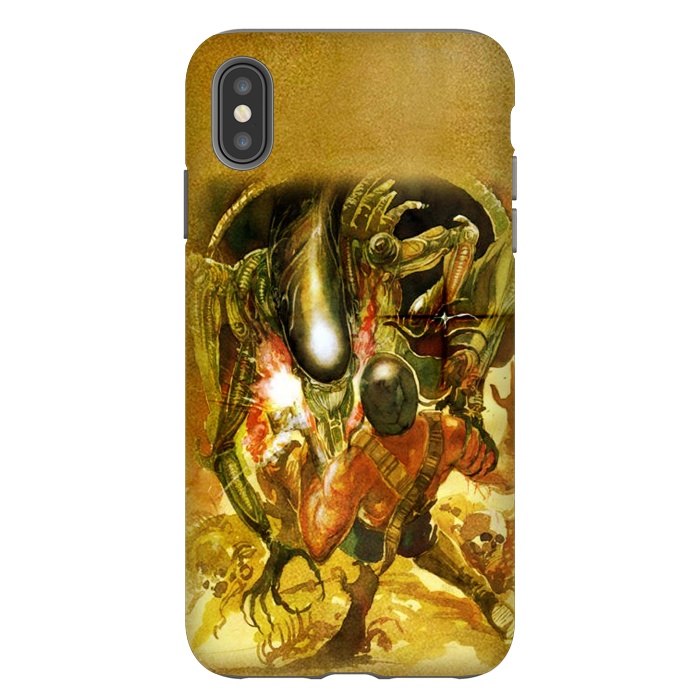 iPhone Xs Max StrongFit Aliens and War by Max LeTamis
