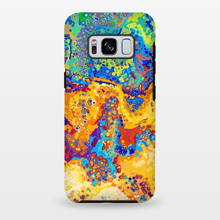 Galaxy S8 plus StrongFit Colorful Cells Pattern Design by Art Design Works