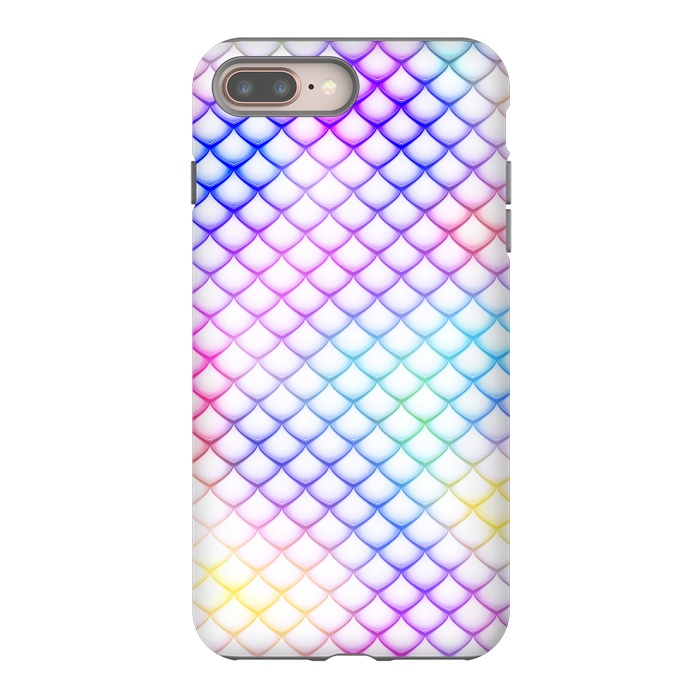 iPhone 7 plus StrongFit Colorful Mermaid Scales by Art Design Works