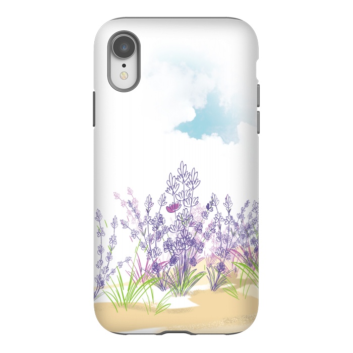 iPhone Xr StrongFit Lavender flower by Bledi