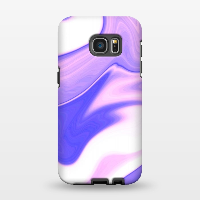 Galaxy S7 EDGE StrongFit Pink, Purple and White by Ashley Camille
