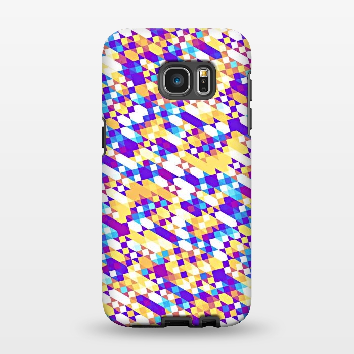 Galaxy S7 EDGE StrongFit Colorful Pattern IV by Art Design Works