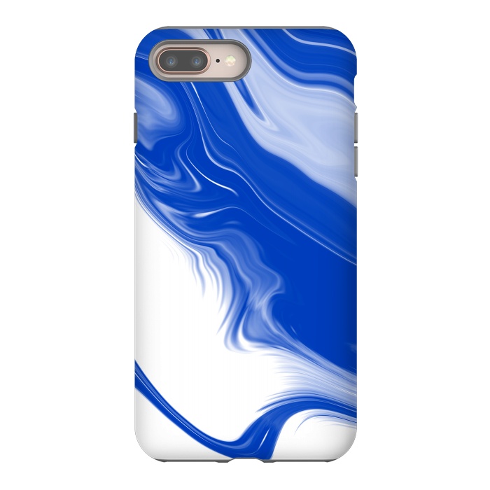 iPhone 7 plus StrongFit Blue Waves by Ashley Camille
