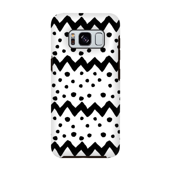 Galaxy S8 StrongFit Nordic pattern by Laura Nagel