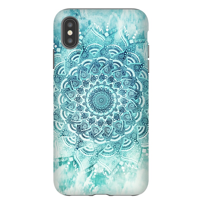 iPhone Xs Max StrongFit Mandala turquoise by Jms
