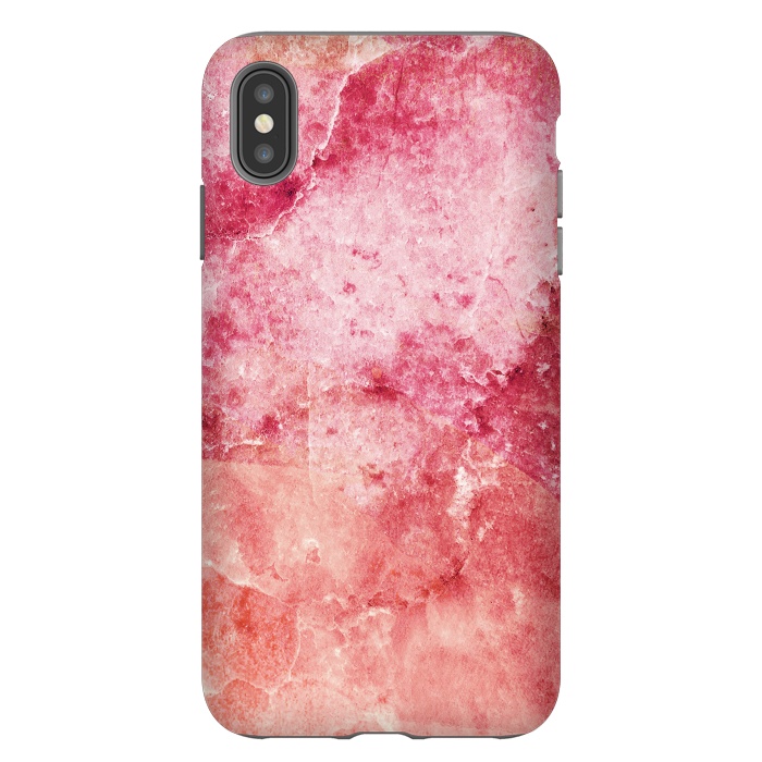 iPhone Xs Max StrongFit Pink peach marble art by Oana 