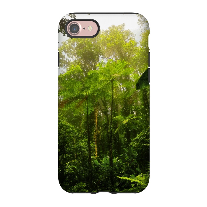 iPhone 7 StrongFit Rainforest Misty Green Soul  by BluedarkArt