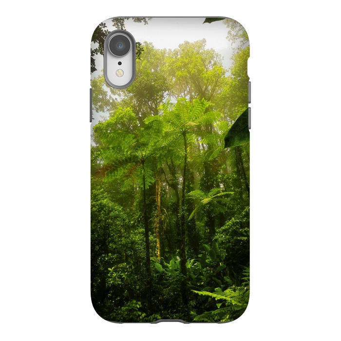 iPhone Xr StrongFit Rainforest Misty Green Soul  by BluedarkArt