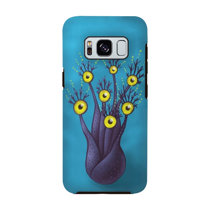 Galaxy S8 StrongFit Tree Monster With Yellow Eyes | Digital Art by Boriana Giormova