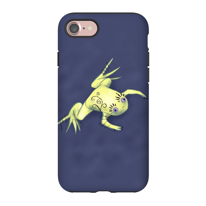 iPhone 7 StrongFit Weird Frog With Funny Eyelashes Digital Art by Boriana Giormova