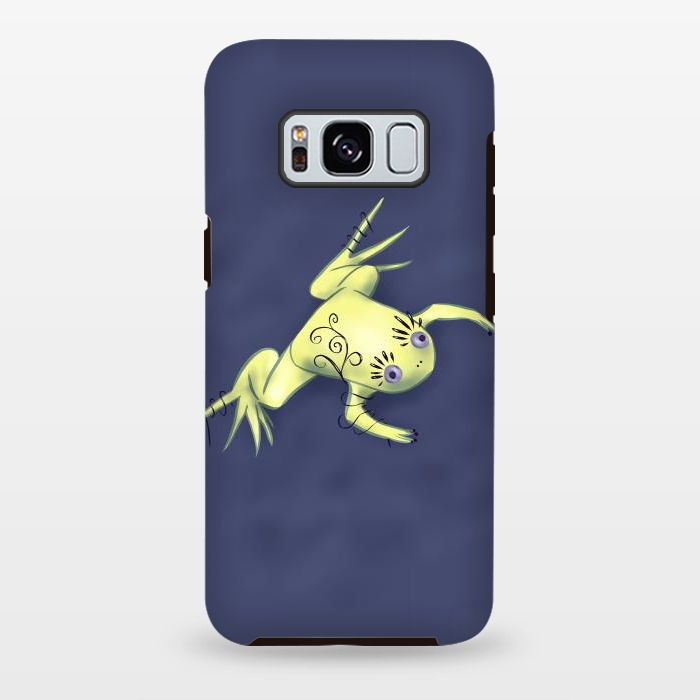 Galaxy S8 plus StrongFit Weird Frog With Funny Eyelashes Digital Art by Boriana Giormova