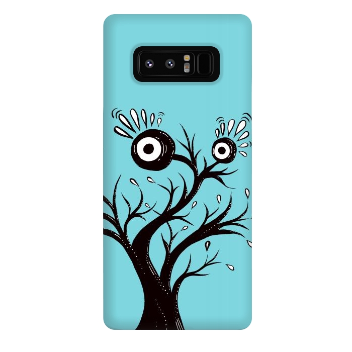 Galaxy Note 8 StrongFit Tree Monster Weird Ink Drawing by Boriana Giormova