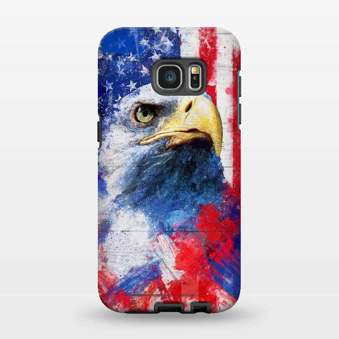 Galaxy S7 EDGE StrongFit Artistic XLIII - American Pride by Art Design Works