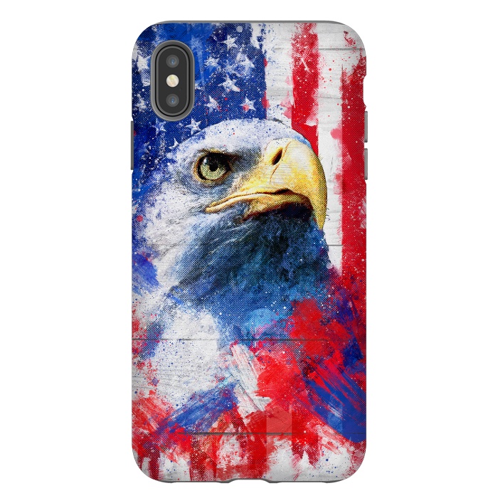 iPhone Xs Max StrongFit Artistic XLIII - American Pride by Art Design Works