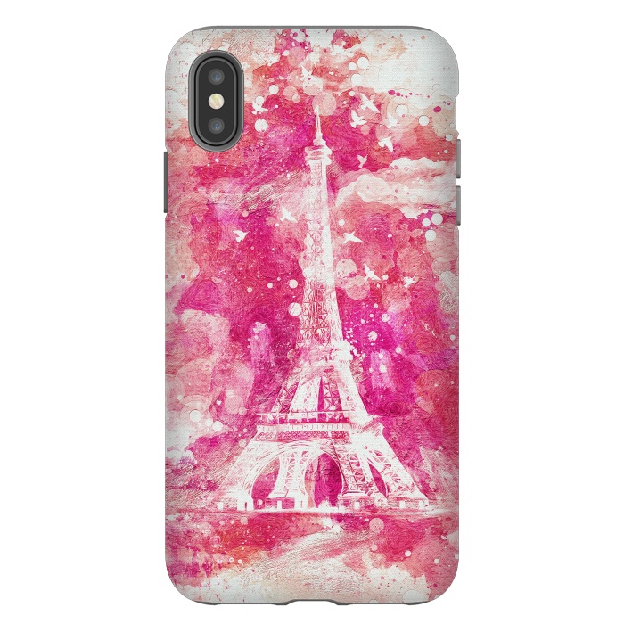 iPhone Xs Max StrongFit Artistic XLIV - Eiffel Tower Paris by Art Design Works