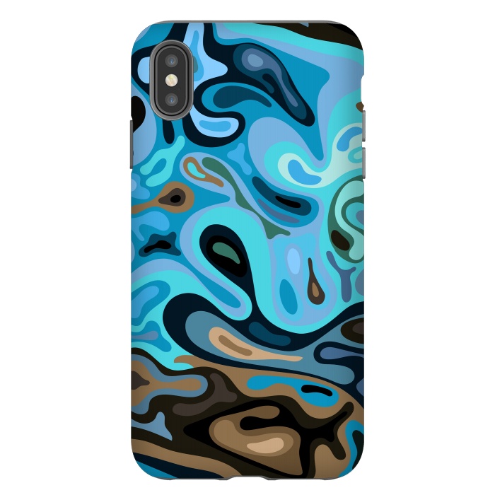 iPhone Xs Max StrongFit Liquid surface 2 by Bledi