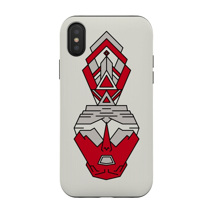 iPhone Xs / X StrongFit aztec human tribal by TMSarts