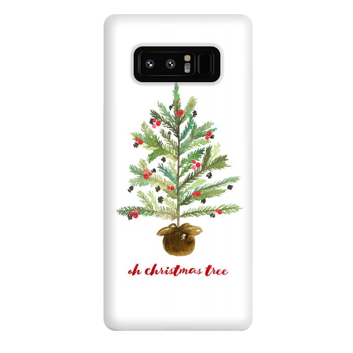 Galaxy Note 8 StrongFit Oh Christmas Tree by Noonday Design