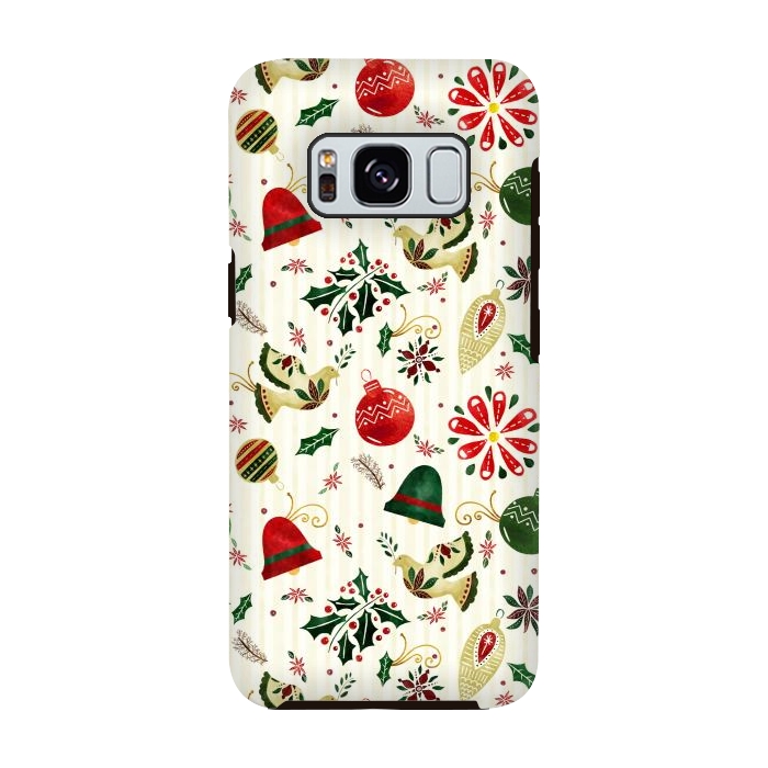 Galaxy S8 StrongFit Ornate Christmas Ornaments by Noonday Design