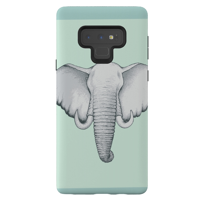 Galaxy Note 9 StrongFit WhiteElephant by Mangulica