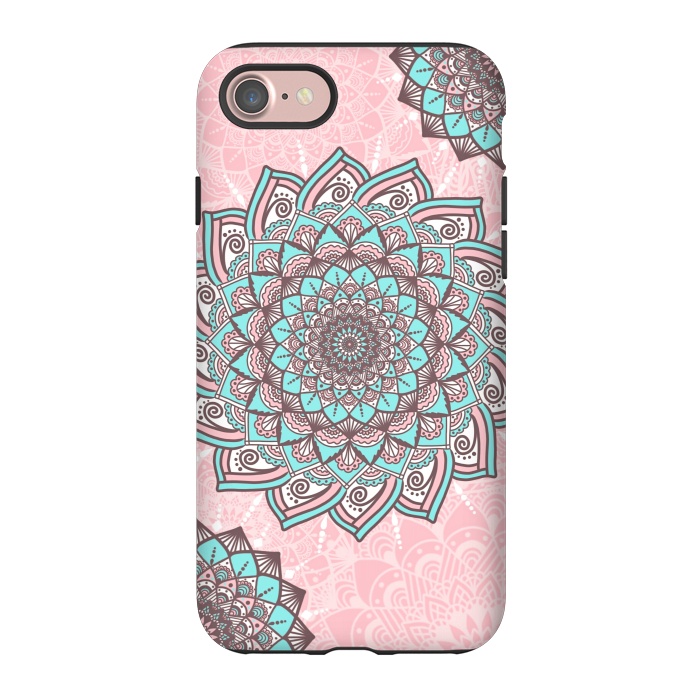 iPhone 7 StrongFit Flower mandala by Jms