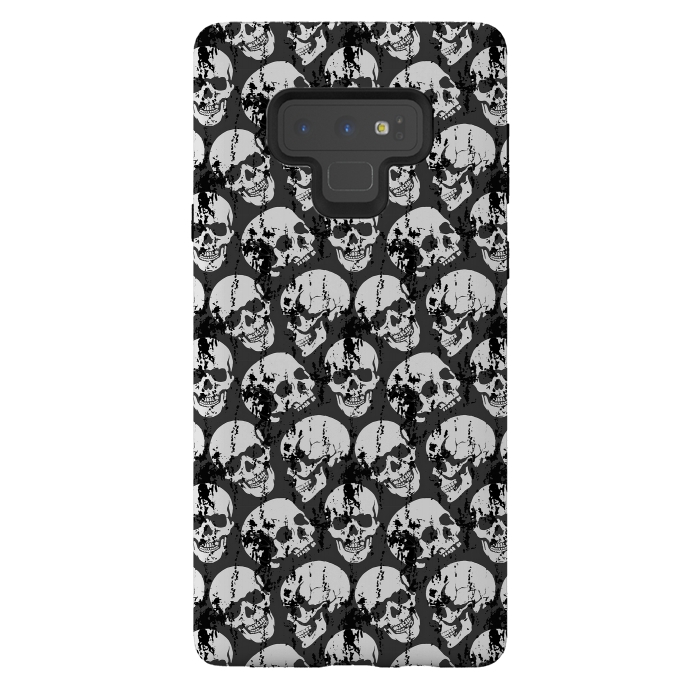 Galaxy Note 9 StrongFit Skulls Pattern II by Art Design Works