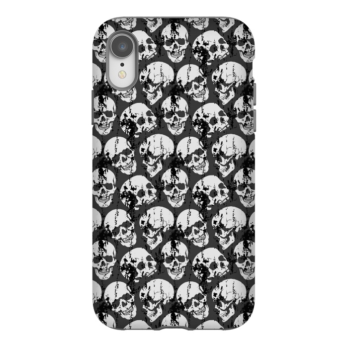 iPhone Xr StrongFit Skulls Pattern II by Art Design Works