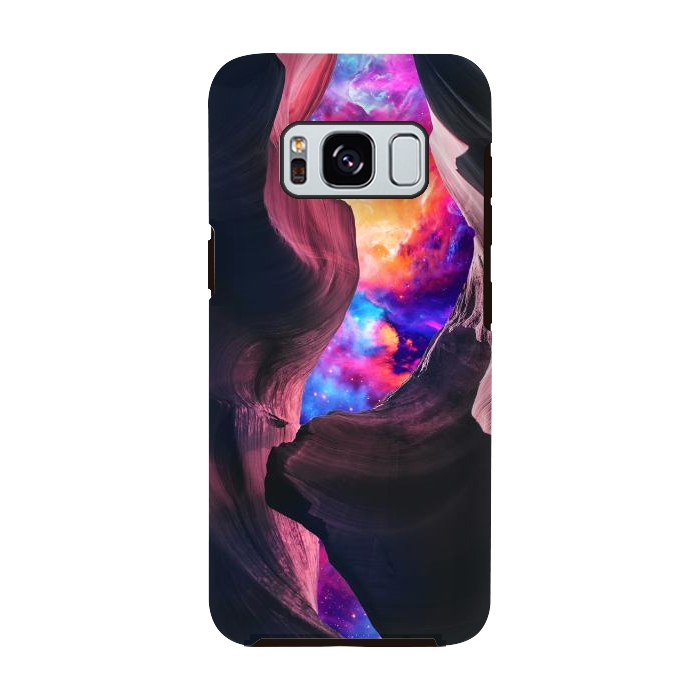Galaxy S8 StrongFit Grand Canyon with Colorful Space Collage by Art Design Works
