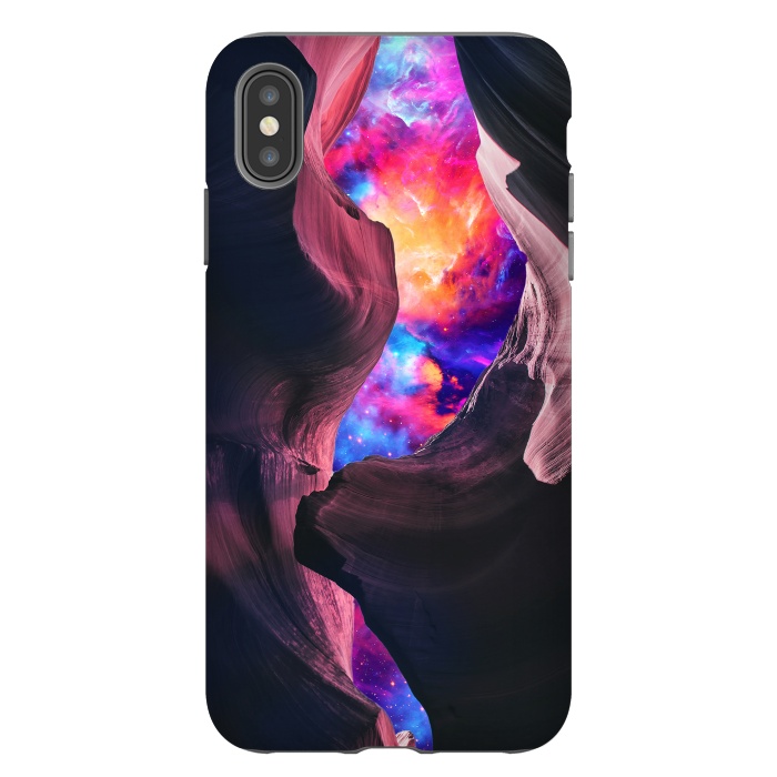iPhone Xs Max StrongFit Grand Canyon with Colorful Space Collage by Art Design Works
