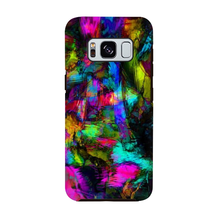 Galaxy S8 StrongFit Chaos Blue by Josie