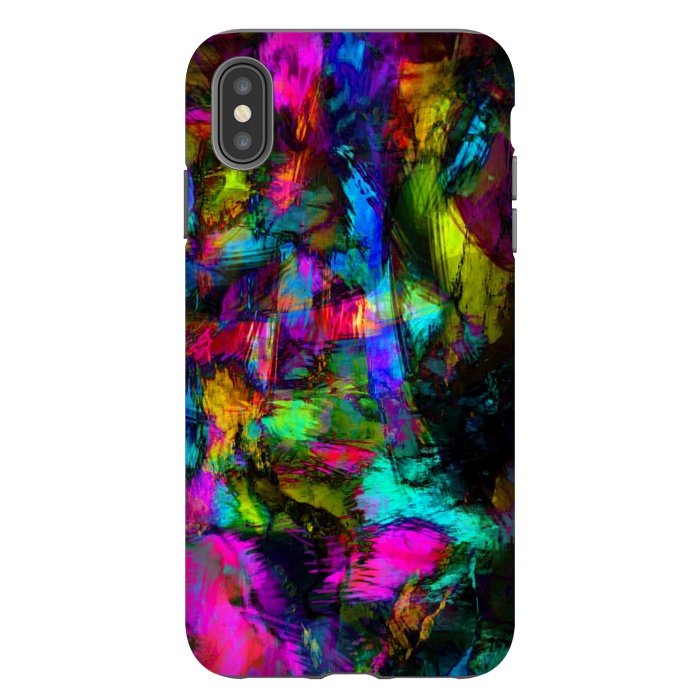 iPhone Xs Max StrongFit Chaos Blue by Josie