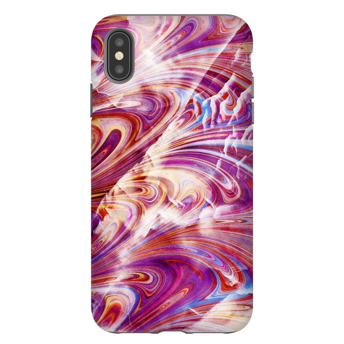 iPhone Xs Max StrongFit Colorful elegant marble art by Oana 