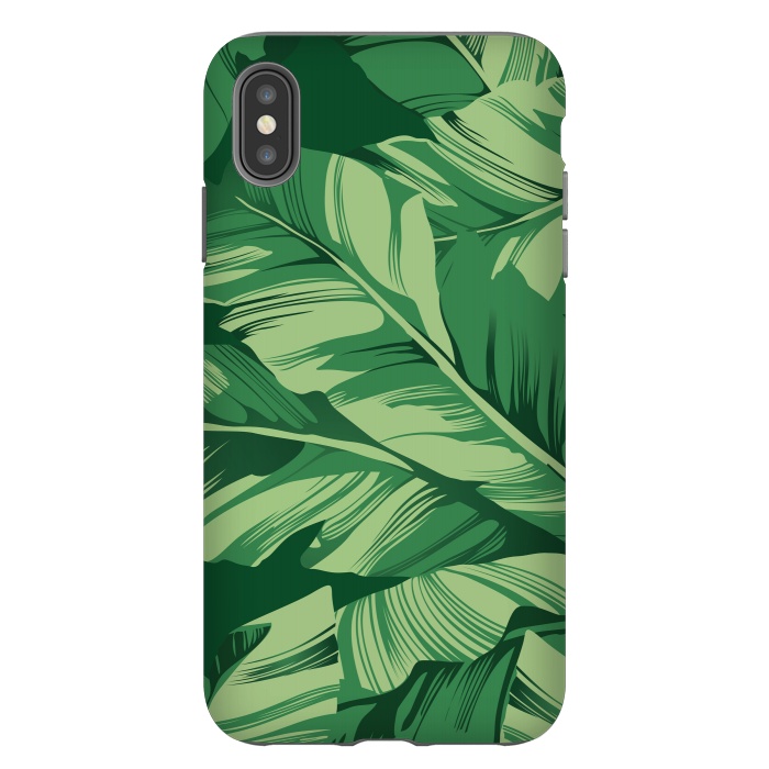 iPhone Xs Max StrongFit Banana leaves 2 by Bledi