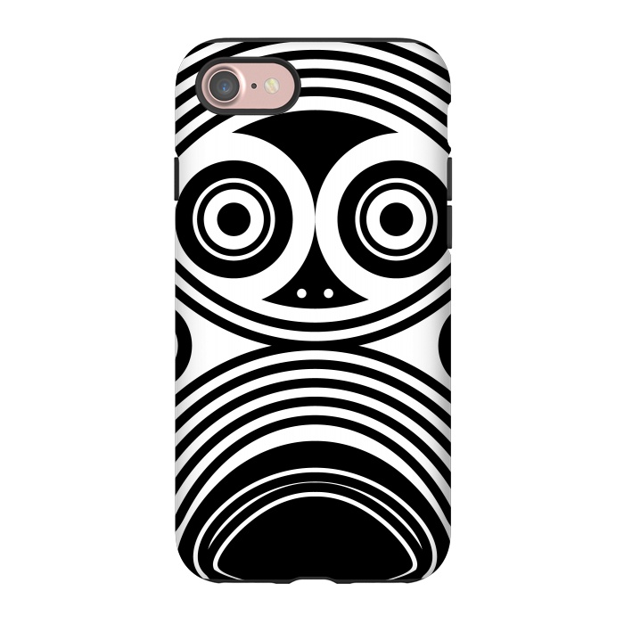 iPhone 7 StrongFit scary owl eyes by TMSarts
