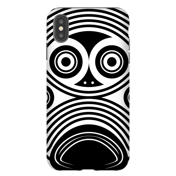 iPhone Xs Max StrongFit scary owl eyes by TMSarts