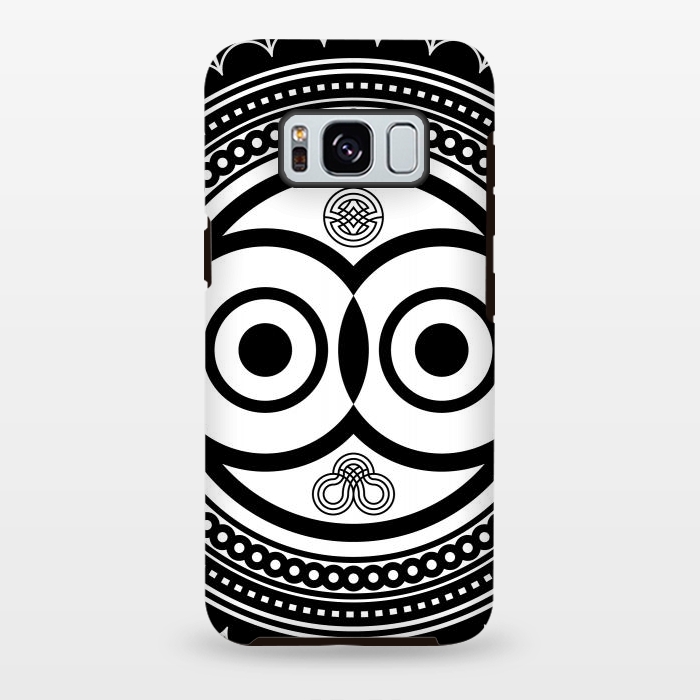Galaxy S8 plus StrongFit zentangle with owl by TMSarts