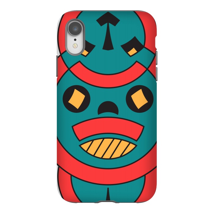 iPhone Xr StrongFit tribal horror by TMSarts