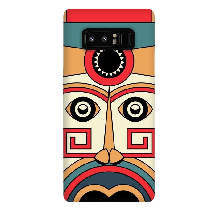 Galaxy Note 8 StrongFit aztec mayan mask by TMSarts