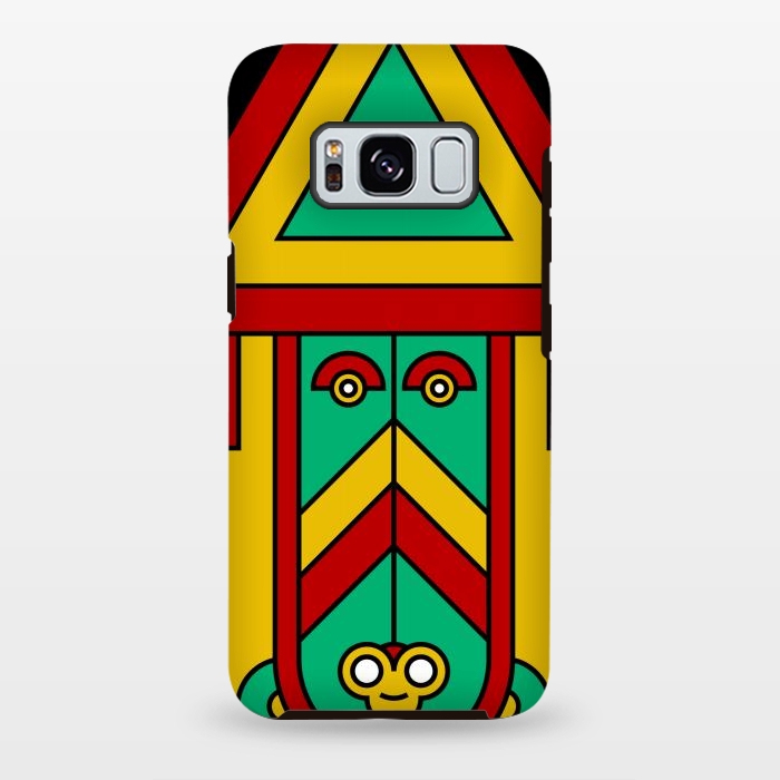 Galaxy S8 plus StrongFit colorful aztec tribal by TMSarts