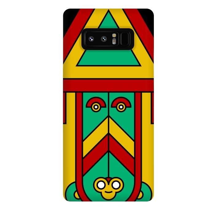 Galaxy Note 8 StrongFit colorful aztec tribal by TMSarts