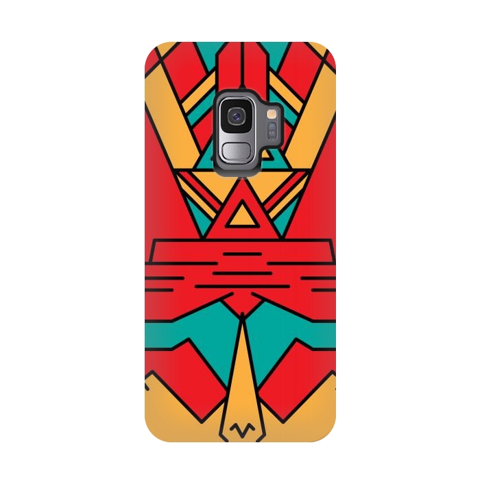 Galaxy S9 StrongFit hawaiian aztec by TMSarts
