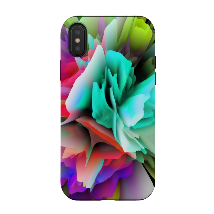 iPhone Xs / X StrongFit blooming flower by haroulita