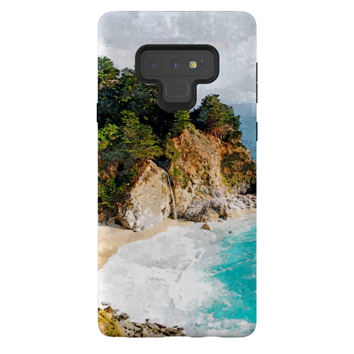 Galaxy Note 9 StrongFit Silent Island by Creativeaxle