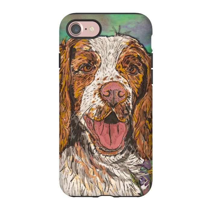 iPhone 7 StrongFit Spaniel by Lotti Brown