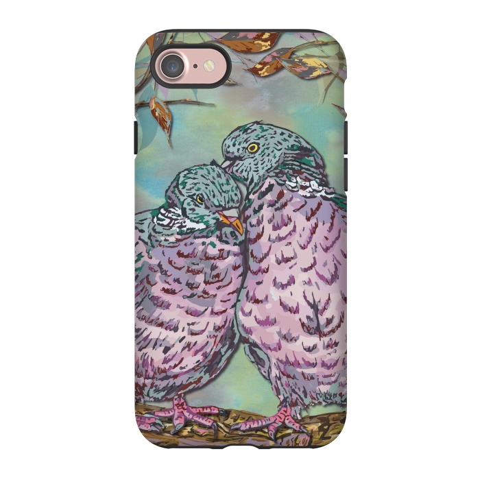 iPhone 7 StrongFit Loving Ring Doves by Lotti Brown